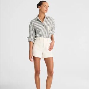 Madewell Straight-Hem Shirt seersucker, S